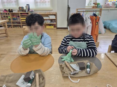 나무와 친해져요~ 친환경 목공놀이체험